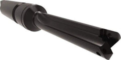 Allied Machine and Engineering - Series 1, 18mm Max Diam, 4MT Taper Shank, Straight Flute Spade Drill - 2-3/4" Max Depth, 3-7/8" Body Length, 8-3/4" OAL, Short Length, Through Coolant - Apex Tool & Supply