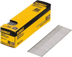 DeWALT - 18 Gauge 1-1/4" Long Brad Nails for Power Nailers - Steel, Bright Finish, Smooth Shank, Straight Stick Collation, Brad Head, Chisel Point - Apex Tool & Supply