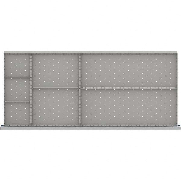 LISTA - 7-Compartment Drawer Divider Layout for 3.15" High Drawers - Apex Tool & Supply