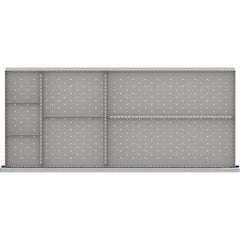 LISTA - 7-Compartment Drawer Divider Layout for 3.15" High Drawers - Apex Tool & Supply