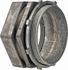 Thomas & Betts - 4" Trade, Die Cast Zinc Compression Straight EMT Conduit Connector - Noninsulated - Apex Tool & Supply