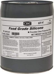 CRC - 5 Gal Pail Nondrying Film/Silicone Penetrant/Lubricant - Clear & White, -40°F to 400°F, Food Grade - Apex Tool & Supply