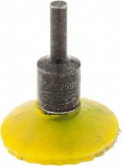 Osborn - 1-3/4" Brush Diam, Encapsulated, Flared End Brush - 1/4" Diam Shank, 25,000 Max RPM - Apex Tool & Supply