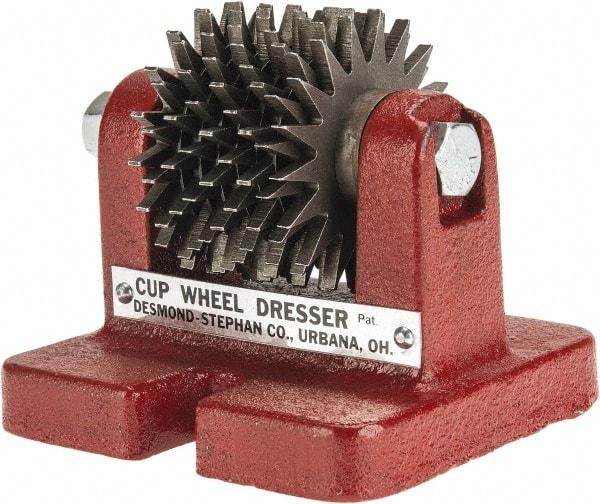 Desmond - Heavy Duty Cup Wheel Dresser with Cutters - Floor Mount, Disc Cutter - Apex Tool & Supply