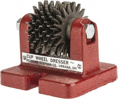 Desmond - Heavy Duty Cup Wheel Dresser with Cutters - Floor Mount, Disc Cutter - Apex Tool & Supply
