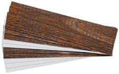 Gravotech - 8 Inch Long x 2 Inch High, Plastic Engraving Stock - Light Walnut and White - Apex Tool & Supply