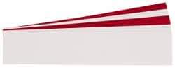 Gravotech - 10 Inch Long x 2 Inch High, Plastic Engraving Stock - Red and White - Apex Tool & Supply