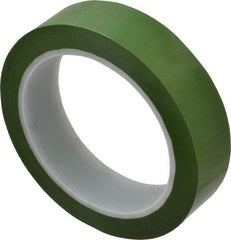 3M - 72 Yds. x 1", Green Polyester Film Tape - 8402 Series, 1.9 mil Thick, 25 Lb./Inch Tensile Strength - Apex Tool & Supply