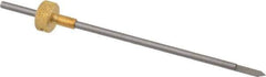 Gravotech - 1/8 Inch Shank Diameter, 0.02 Inch Tip Size, Carbide, Engraving Cutter - Use on Plastics - Apex Tool & Supply