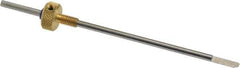 Gravotech - 1/8 Inch Shank Diameter, 0.09 Inch Tip Size, Carbide, Engraving Cutter - Use on Plastics - Apex Tool & Supply