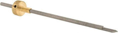 Gravotech - 1/8 Inch Shank Diameter, 0.03 Inch Tip Size, Carbide, Engraving Cutter - Use on Phenolic - Apex Tool & Supply