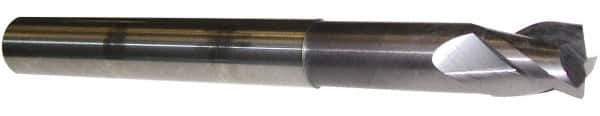 ProMax - 1/2", 3 Flute, Single End, Solid Carbide, 0.02" Corner Radius End Mill - 6" OAL, 35° Helix, Right Hand Flute, 5/8" LOC, Right Hand Cut, 2-3/8" Extended Reach - Apex Tool & Supply