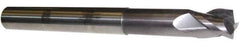 ProMax - 1/2", 3 Flute, Single End, Solid Carbide, 0.02" Corner Radius End Mill - 6" OAL, 35° Helix, Right Hand Flute, 5/8" LOC, Right Hand Cut, 2-3/8" Extended Reach - Apex Tool & Supply