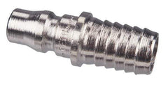 CEJN - Hose Barb Industrial Pneumatic Hose Connector - Steel Zinc Plated, 1/4" Body Diam, 3/16" Hose ID - Apex Tool & Supply