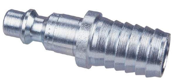 CEJN - Hose Barb Asian Pneumatic Hose Connector - Steel Zinc-Plated, 1/4" Body Diam, 3/8" Hose ID - Apex Tool & Supply
