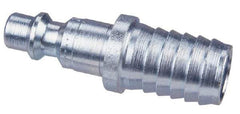 CEJN - Hose Barb Asian Pneumatic Hose Connector - Steel Zinc-Plated, 1/4" Body Diam, 1/4" Hose ID - Apex Tool & Supply