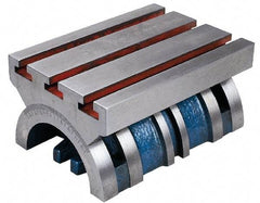 Interstate - 10" OAL x 7" Overall Width x 5" Overall Height, Tilting Table - 31/64" Slot Width, Swivels - Apex Tool & Supply