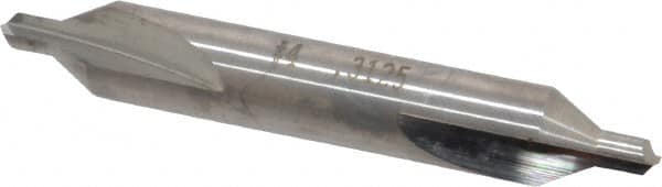 SGS - #4 Plain Cut 60° Incl Angle Solid Carbide Combo Drill & Countersink - Apex Tool & Supply