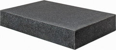 Value Collection - 18" Long x 12" Wide x 3" Thick, Granite Inspection Surface Plate - B Toolroom Grade, 0.0001" Unilateral Tolerance - Apex Tool & Supply