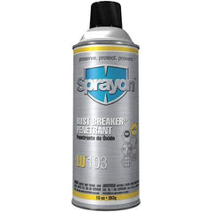 Sprayon - 10 oz Aerosol Penetrant - Light Amber, -20°F to 550°F, Food Grade - Apex Tool & Supply