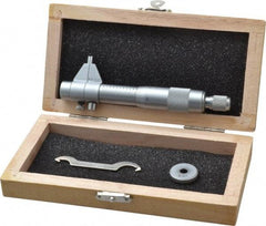 Value Collection - 0.2 to 1.2", Mechanical Inside Micrometer - 0.001" Graduation, 0.001" Accuracy, Ratchet Stop Thimble - Apex Tool & Supply