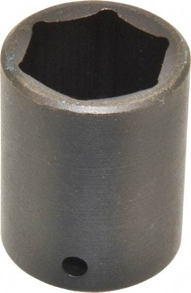 Blackhawk by Proto - 1/2" Drive 1-1/8" Standard Impact Socket - 6 Points, 2" OAL - Apex Tool & Supply