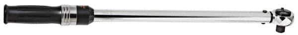 Blackhawk by Proto - 1/2" Drive Micrometer Type Ratchet Head Torque Wrench - 25 Ft/Lb to 250 Ft/Lb Torque, 20-13/16" OAL, 1.4 N/m Graduation - Apex Tool & Supply
