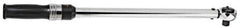 Blackhawk by Proto - 1/2" Drive Micrometer Type Ratchet Head Torque Wrench - 25 Ft/Lb to 250 Ft/Lb Torque, 20-13/16" OAL, 1.4 N/m Graduation - Apex Tool & Supply
