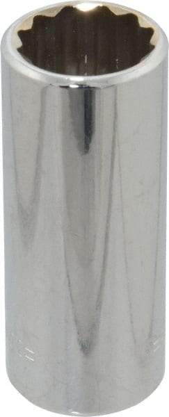 Blackhawk by Proto - 5/8", 3/8" Drive, Deep Hand Socket - 12 Points, 2-1/8" OAL, Chrome Finish - Apex Tool & Supply