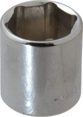 Blackhawk by Proto - 3/8" Drive, Standard Hand Socket - 6 Points, 1-13/64" OAL, Chrome Finish - Apex Tool & Supply