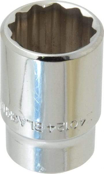 Blackhawk by Proto - 3/4", 1/2" Drive, Standard Hand Socket - 12 Points, 1-1/2" OAL, Chrome Finish - Apex Tool & Supply