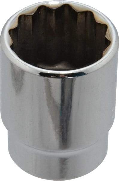 Blackhawk by Proto - 7/8", 1/2" Drive, Standard Hand Socket - 12 Points, 1-1/2" OAL, Chrome Finish - Apex Tool & Supply
