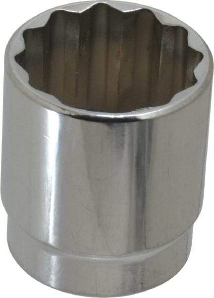 Blackhawk by Proto - 1-3/16", 1/2" Drive, Standard Hand Socket - 12 Points, 1-13/16" OAL - Apex Tool & Supply