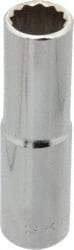 Blackhawk by Proto - 9/16", 1/2" Drive, Deep Hand Socket - 12 Points, 3-1/8" OAL, Chrome Finish - Apex Tool & Supply