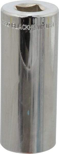 Blackhawk by Proto - 15/16", 1/2" Drive, Deep Hand Socket - 12 Points, 3-1/8" OAL, Chrome Finish - Apex Tool & Supply