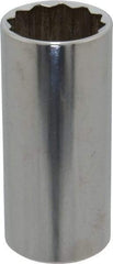 Blackhawk by Proto - 1-1/16", 1/2" Drive, Deep Hand Socket - 12 Points, 3-3/32" OAL - Apex Tool & Supply