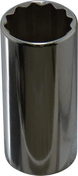 Blackhawk by Proto - 1-1/8", 1/2" Drive, Deep Hand Socket - 12 Points, 3-7/32" OAL - Apex Tool & Supply