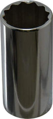Blackhawk by Proto - 1-1/8", 1/2" Drive, Deep Hand Socket - 12 Points, 3-7/32" OAL - Apex Tool & Supply