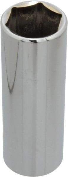 Blackhawk by Proto - 13/16", 1/2" Drive, Deep Hand Socket - 6 Points, 3-3/32" OAL, Chrome Finish - Apex Tool & Supply
