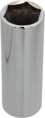 Blackhawk by Proto - 13/16", 1/2" Drive, Deep Hand Socket - 6 Points, 3-3/32" OAL, Chrome Finish - Apex Tool & Supply
