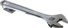 Blackhawk by Proto - 1-1/2" Jaw Capacity, 12" Standard Adjustable Wrench - Steel, Nickel Chrome Finish - Apex Tool & Supply