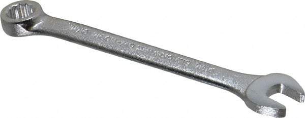 Blackhawk by Proto - 9mm 12 Point Offset Combination Wrench - 15° Offset Angle, 4-3/4" OAL, Steel, Satin Finish - Apex Tool & Supply