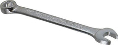 Blackhawk by Proto - 9mm 12 Point Offset Combination Wrench - 15° Offset Angle, 4-3/4" OAL, Steel, Satin Finish - Apex Tool & Supply