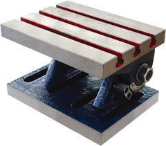 Interstate - 12" OAL x 10" Overall Width x 8" Overall Height, 0 to 90° Tilt Angle, Angle Table - 1/2" T-Slot Width - Apex Tool & Supply
