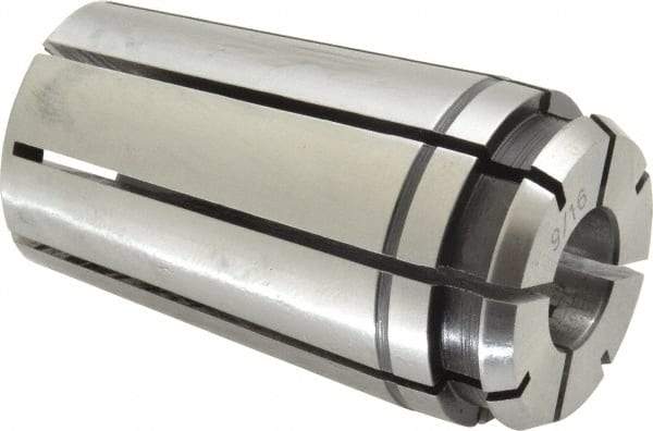 Centaur - TG/PG 100 9/16" Standard Single Angle Collet - 0.0005" TIR, 2.38" OAL, 1.38" Overall Diam - Exact Industrial Supply