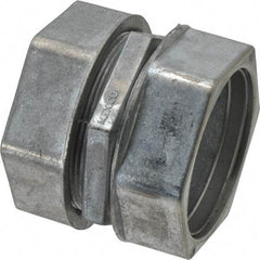 Thomas & Betts - 2" Trade, Die Cast Zinc Compression EMT Conduit Coupling - Noninsulated - Apex Tool & Supply