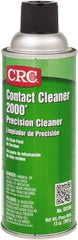 CRC - 13 Ounce Aerosol Contact Cleaner - 30,800 Volt Dielectric Strength, Nonflammable, Food Grade - Apex Tool & Supply