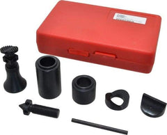 Value Collection - 7 Piece, 3 to 4" High, 1,000 Lb Capacity Screw Jack Set - 3 to 4" Measuring Range, 4" Overall Height - Apex Tool & Supply