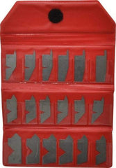 Value Collection - 18 Piece Stainless Steel Angle Gage Set - 5 to 90° Primary Angle - Apex Tool & Supply