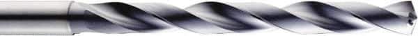 SGS - 5.1mm 140° Solid Carbide Jobber Drill - AlTiN Finish, Right Hand Cut, Spiral Flute, Straight Shank, 82mm OAL, Standard Point - Apex Tool & Supply